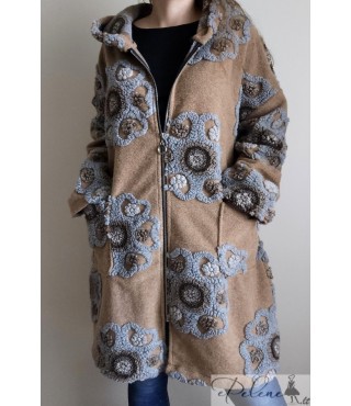 Naujas puspaltis-džemperis su vilna